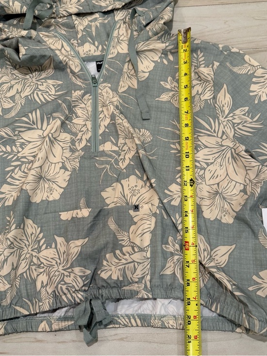Hurley Teal Tropical Print Quarter Zip Hoodie Pullover Size XL NWT - Picture 6 of 8